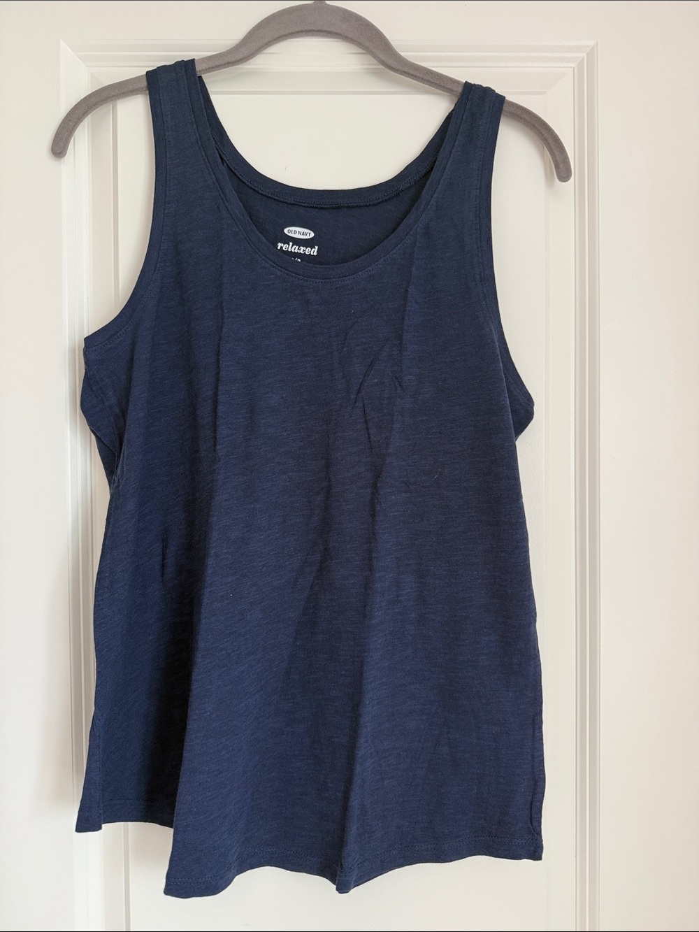 Old Navy Navy Blue Relaxed Tank Top - Women's